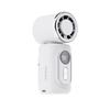 Clip-On Mini Fan USB Rechargeable Rechargeable Handheld Fans Hands-Free LED Display Pocket Fan for Travel/Beach/Concert