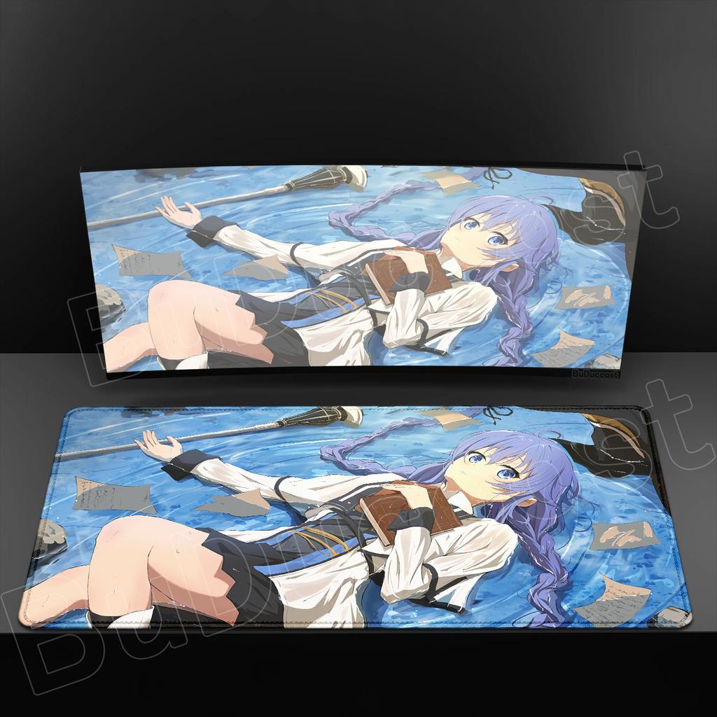 Mushoku Tensei: История о безработном перерождении Аниме Коврик для мыши Рокси XXL Игровой коврик для мыши Противоскользящая резина Компьютерная клавиатура Стол Настольные коврики