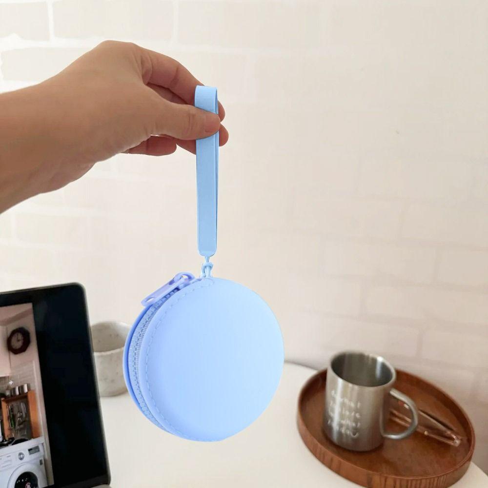 Waterproof Coin Purse Zipper Cosmetic Bag Protable Stationery Bag  Students