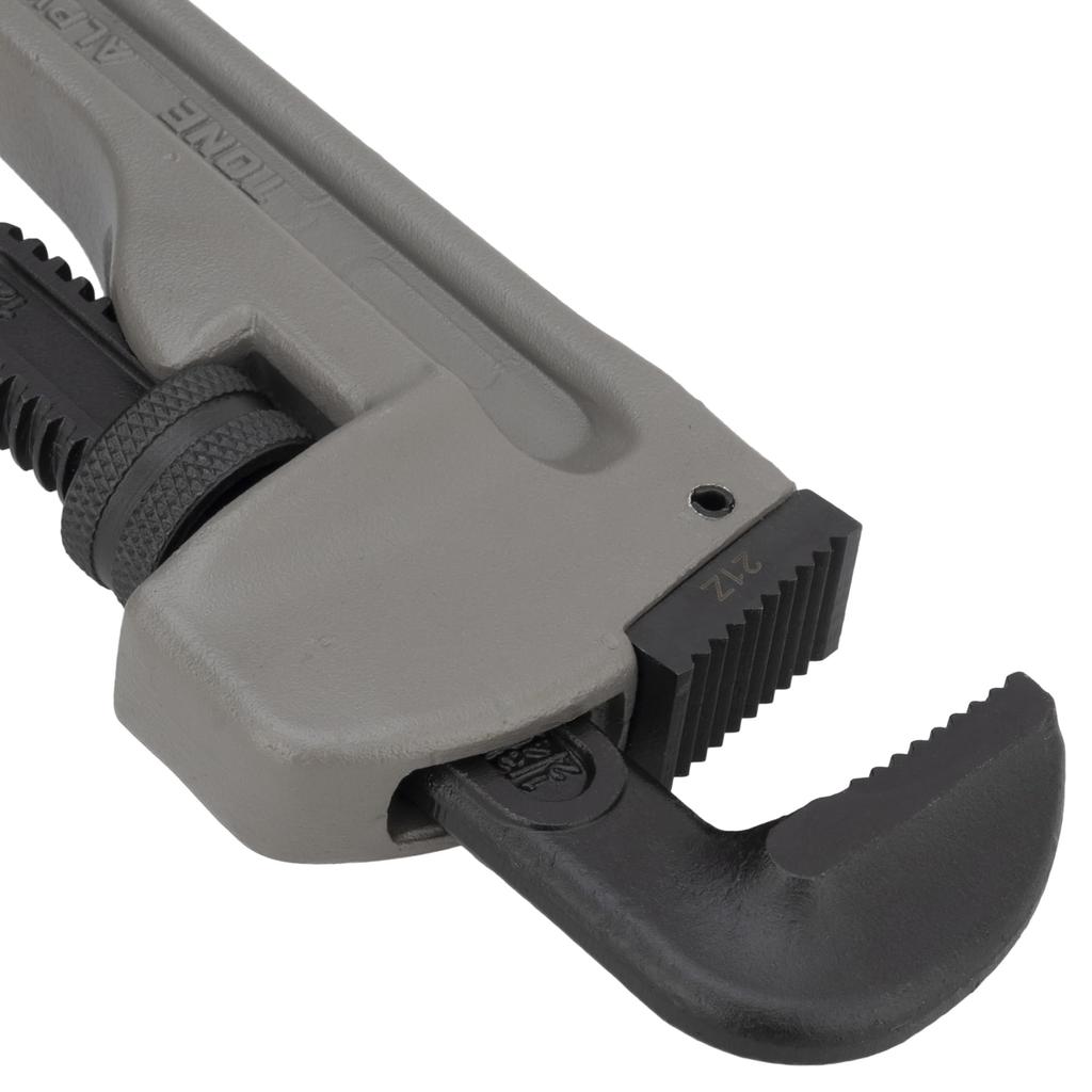 TONE Aluminum Pipe Wrench Applicable Pipe Diameter 50A Total Length 290mm Maximum Opening 60mm ALPW-300