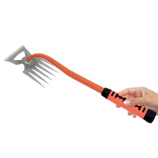 Ручной прополочник для садоводства, стальной прополочник с длинной ручкой, ручной инструмент для удаления сорняков для газона и сада