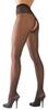 Cottelli LEGWEAR - Black Open Crotch Tights 2
