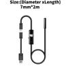 Threeinone Usb Endoscope With Probe For Mobile And Pc Inspection In Plumbing And Automotive