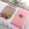 40*80cm Beauty SPA Massage Bed Bandana Coral Towelling Face Towel with Hole Massage Table Planking