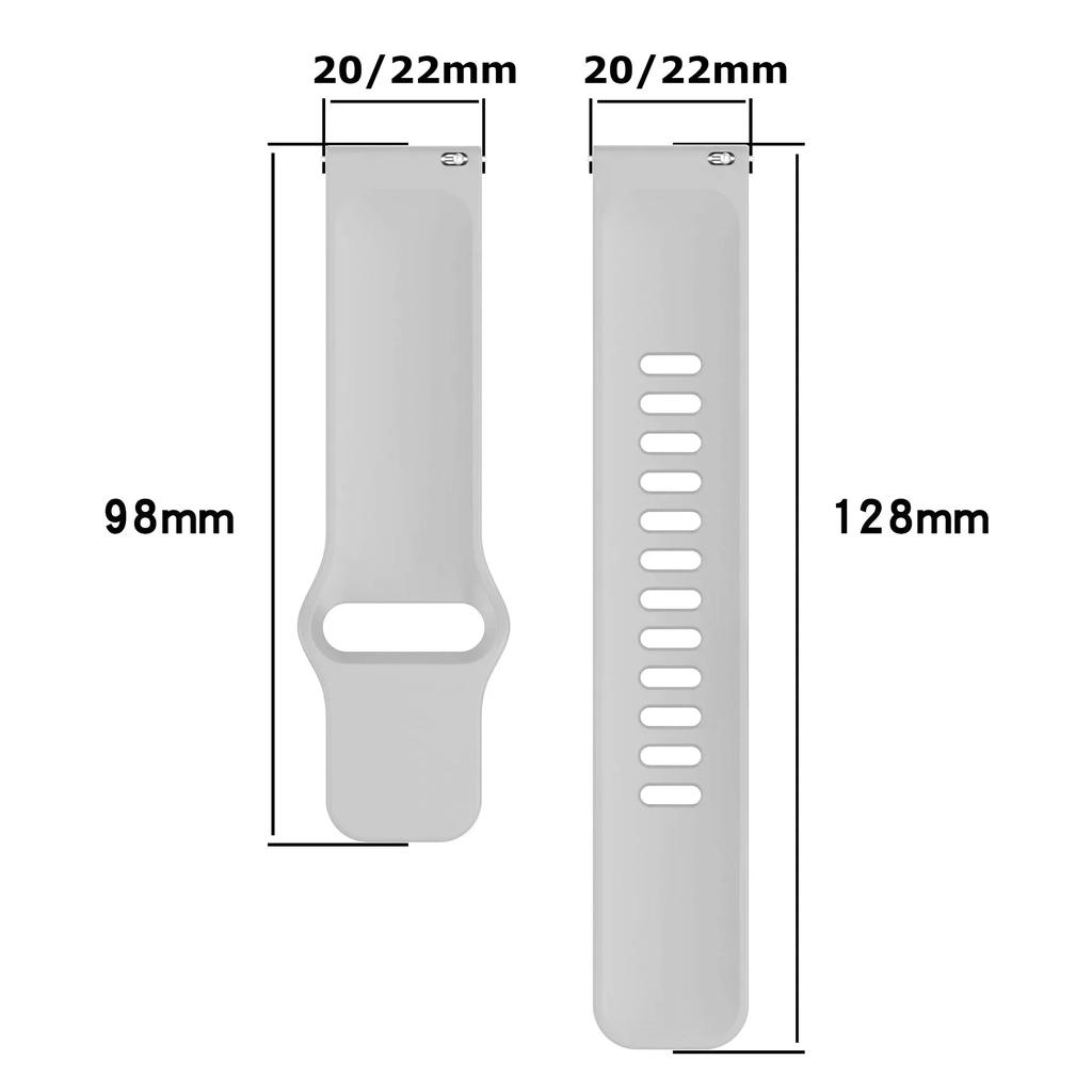 20mm 22mm Silicone Strap for POLAR IGNITE 3 2/Pacer/Unite Band for POLAR Vantage M3 M2 M V3/Grit X X2 Pro Replacement Wristband