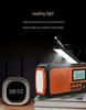 Solar-Powered Multi-Function Emergency Radio and Flashlight with Hand Crank and Power Bank