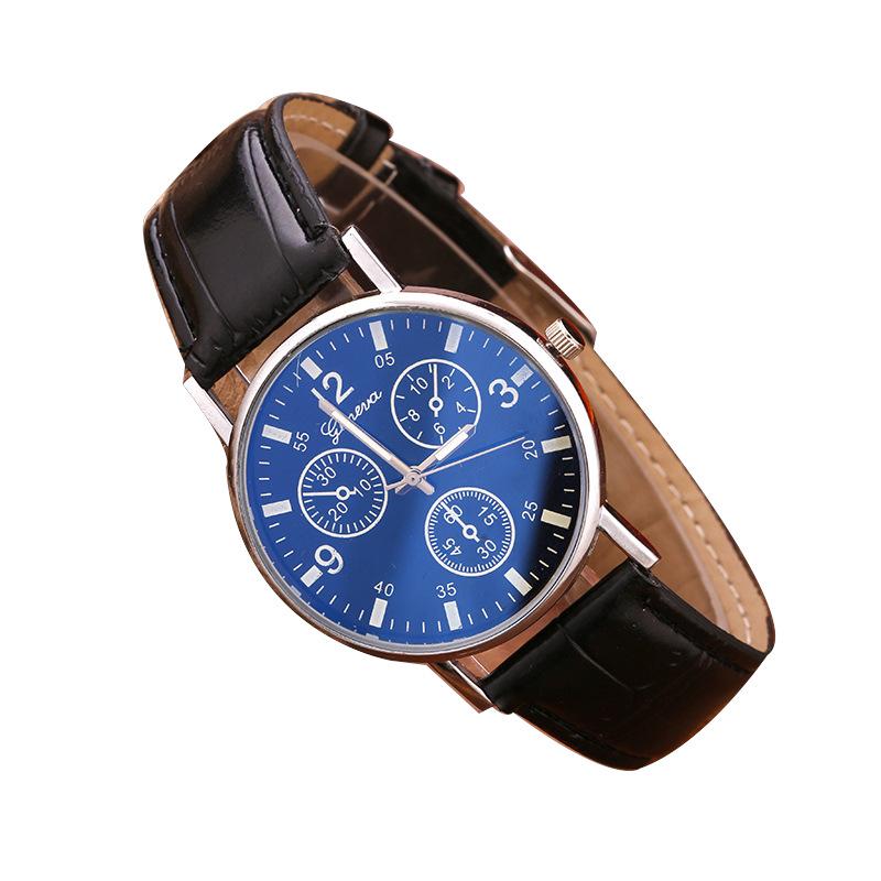 Модные Blu-ray часы Нейтральные женские часы Модные мужские часы с кварцевым механизмом Подарочные часы