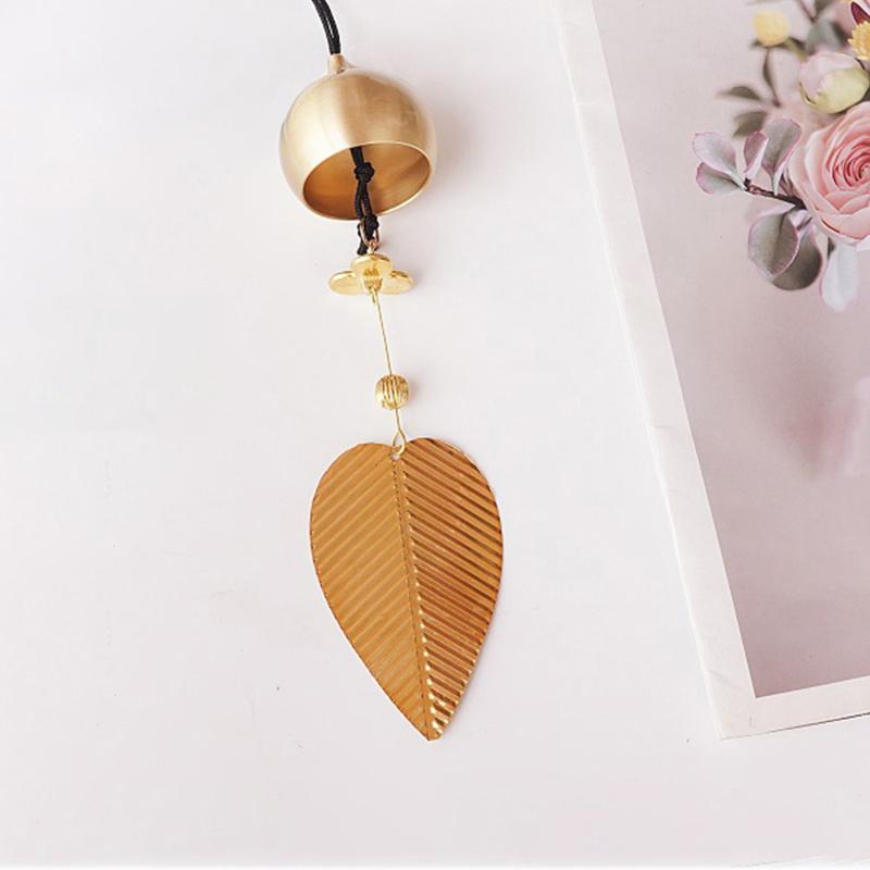 Retro Water Droplet Bell Copper Wind Chip Pendant Garden Corridor Hanging Wind Chime Creative Home Jewelry Decor