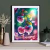 DIY Diamond Painting Cherry Cross Stitch Kit Mosaic Art Diamond Painting Full Circle/Square Diamond Home Decoration