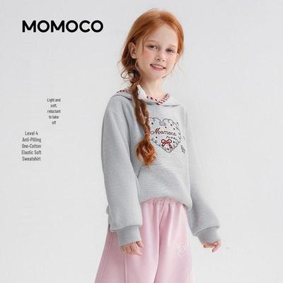 Модная толстовка с длинным рукавом для девочек MOMOCO