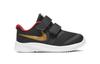Nike Star Runner 2 Износостойкие Низкие Детские Кроссовки Черно-Золотисто-Красные Для Младенцев и Малышей AT1803-010