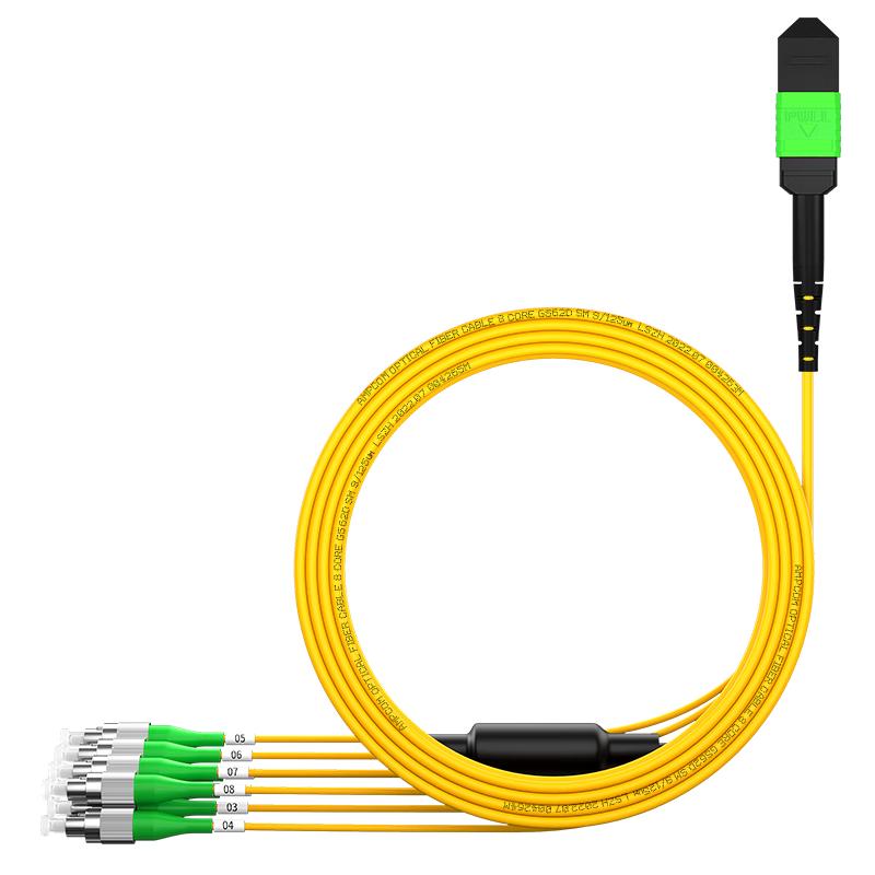 Высокоплотный оптоволоконный патч-корд AMPCOM MPO-FC
