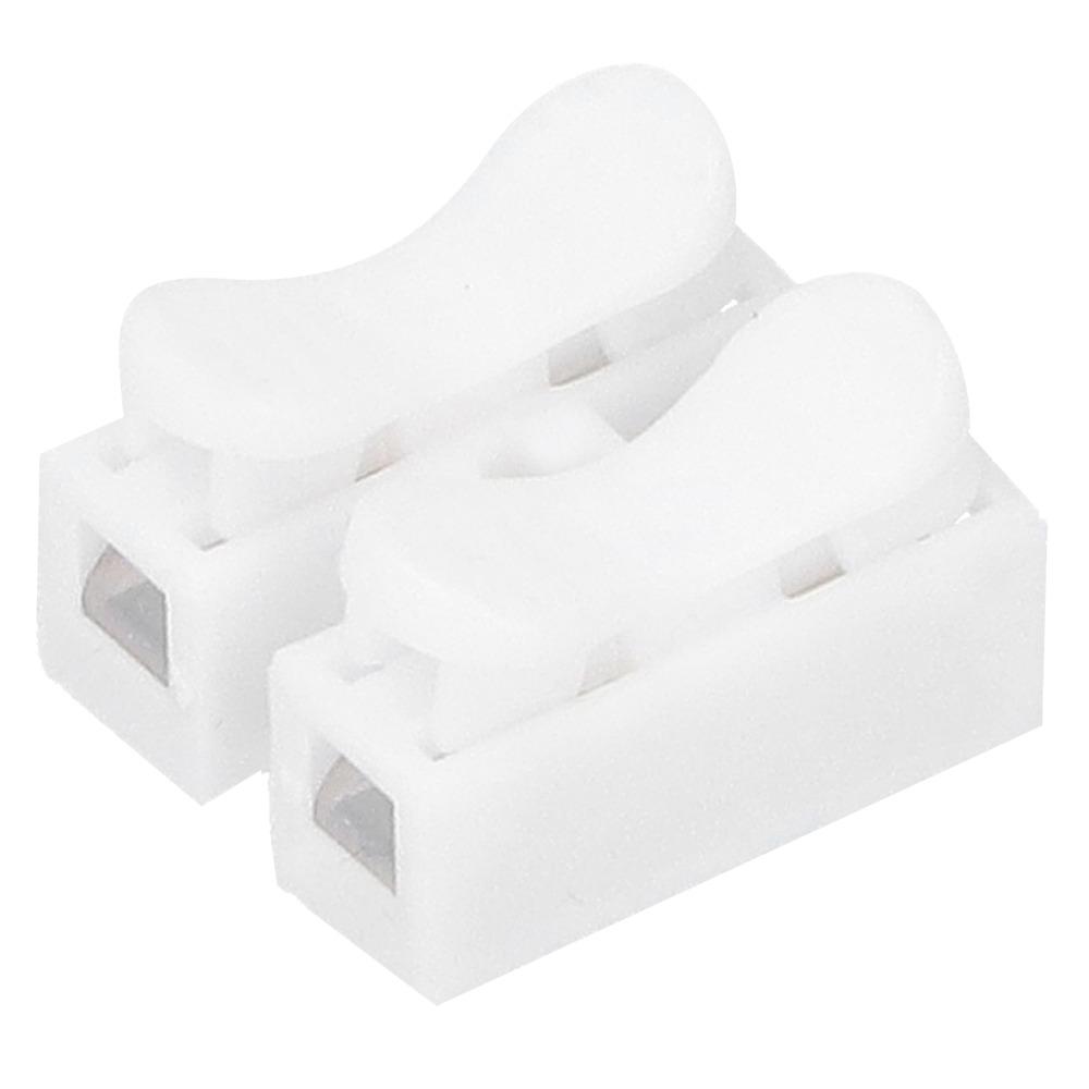 200PCS 250V CH-2 Connectors 10A Quick Connector Cable Clamp For Industrial Electrical Motors Wiring