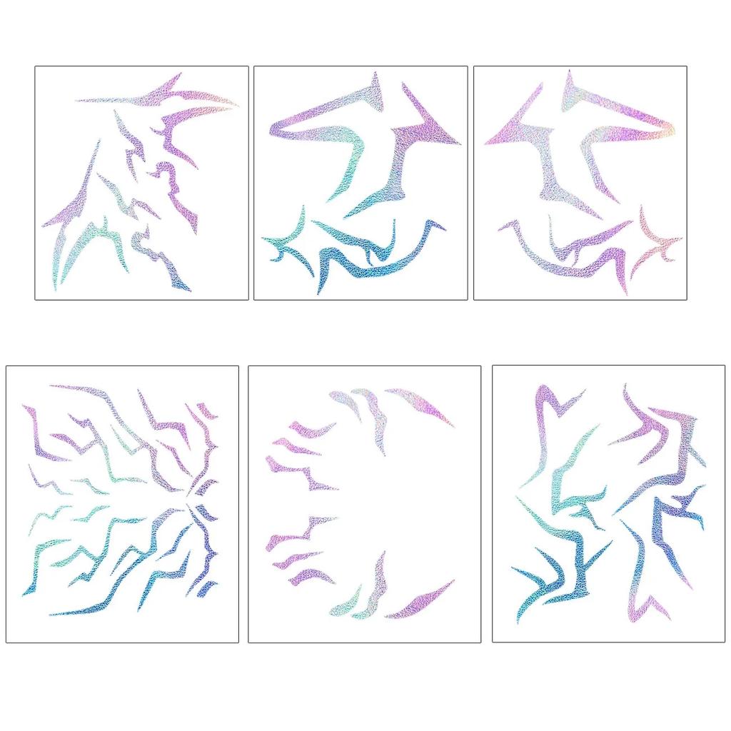 К-поп Охотники на демонов (HUNTR/X) Временные татуировки для поклонников K-pop - Дизайны Руми и Джину из подарка на Хэллоуин