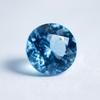Brazilian Rare Natural Blue Aquamarine Certified 8.2 Ct Round Cut Gemstone