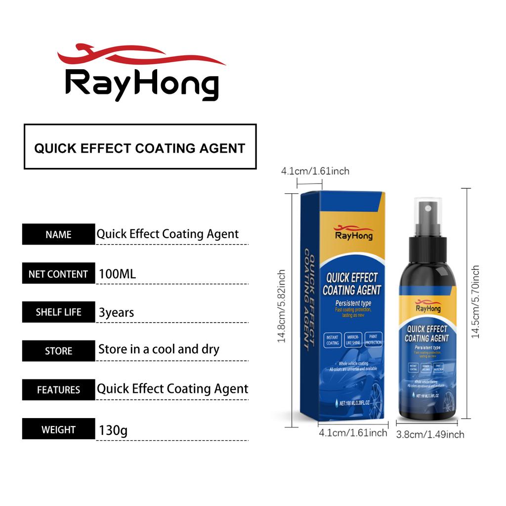 Car Coating Spray Auto Crystal Hydrophobic Layer Polishing Renovation Paint Coating Agent Car Polish Nanos Coatings Car Maintena