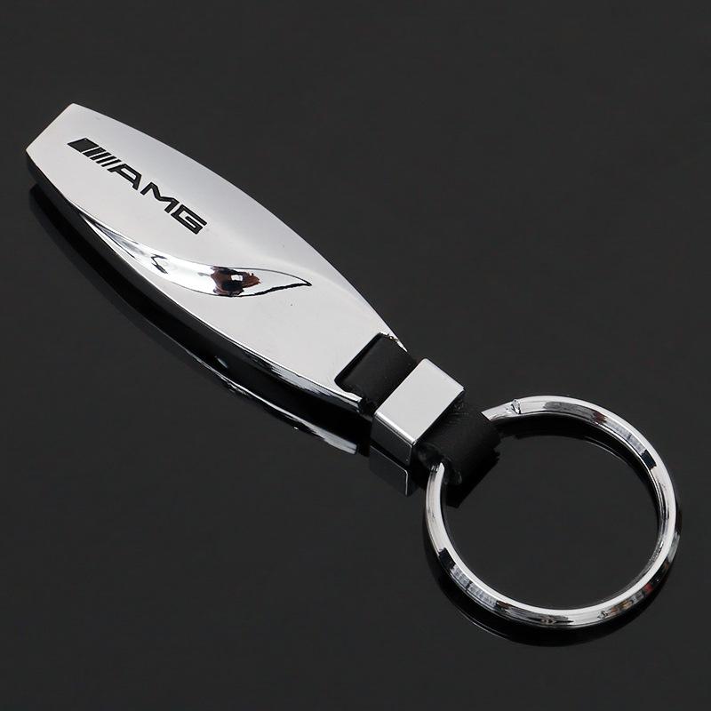 PEL5 Car Drop-shaped Key Chain For Mercedes Benz AMG C E S GLC GLK SLK CLS SL Class W203 W222 W213 W205 W204 W211 W212 W210 X204 W218