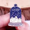 "To The Stars Who Listen and The Dreams That Are Answered" Quotes Enamel Brooch Backpack Clothing Collectible Jewelry Gift