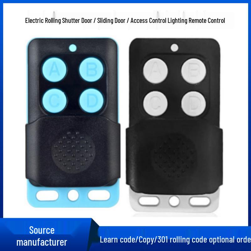 Four-Button White Waterproof 433M Universal Remote Control for Access Gate (315 Copy)