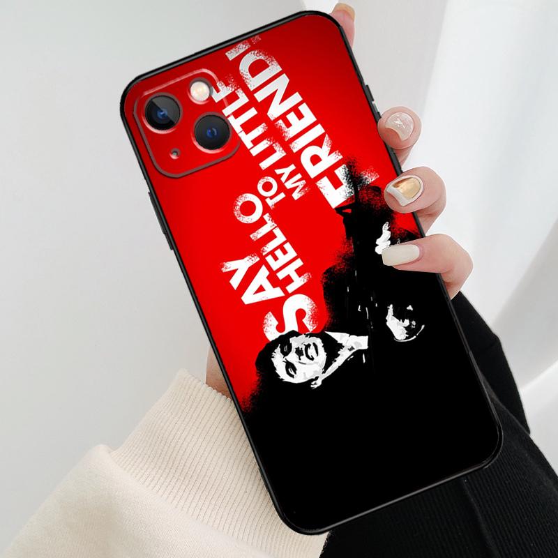 Чехол для телефона "Лицо со шрамом" Тони Монтана Для iPhone 11 12 13 14 15 16 Pro Max Mini X XR XS Max Plus Чехол Funda
