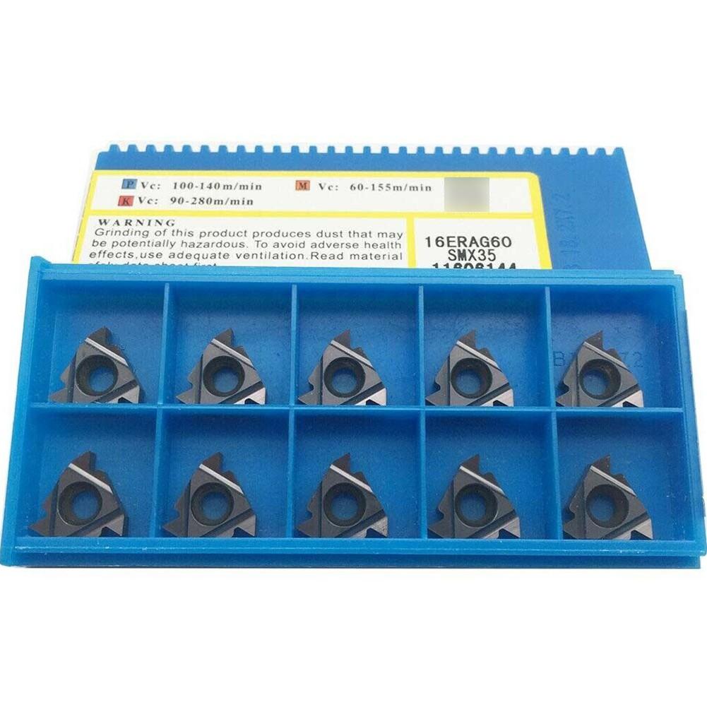 High Quality Threading Inserts 10 Pcs/ Set 16ER AG60