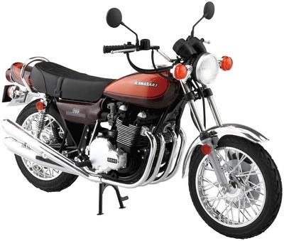 Пластиковая модель мотоцикла Aoshima Bunka Kyozaisha The Bike Series Kawasaki Z2 750RS с индивидуальными деталями 1/12 № 43 '73
