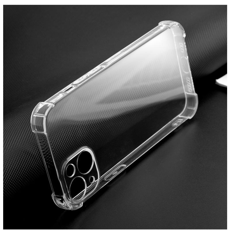 Apple 16 Mobile Phone Case IPhone 15 Transparent Soft Shell 14 Four Corner Anti-fall Ultra-thin 13pro12 Protective Case Anti-fall