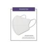 UNI 2D Bird Beak Type Mask Large KF94, 50pcs, White, 1 Set(individual Packaging)