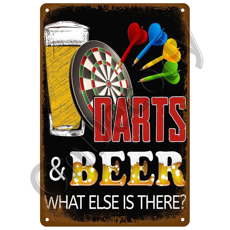 Plaque Metal Sign Plate Vintage Posters Wall Art Drink Beer Cocktail Tin Sign Decoration For Bar Pub Club Man Cave Iron Painting