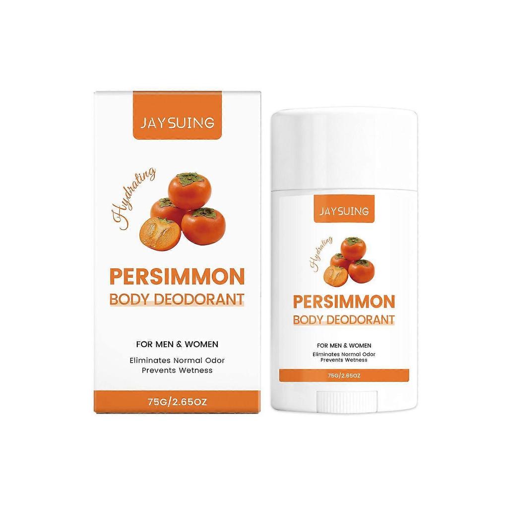 Persimmon Body Deodorant 75G Hydrating Eliminates Odor Prevents Wetness For Men Women Aluminum-Free Natural Deodorant Gift