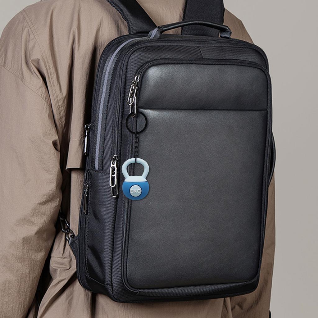 Миниатюрный брелок для ключей с гирей, привлекающий внимание, брелок-подвеска с гирей для фитнес-мероприятий и призов