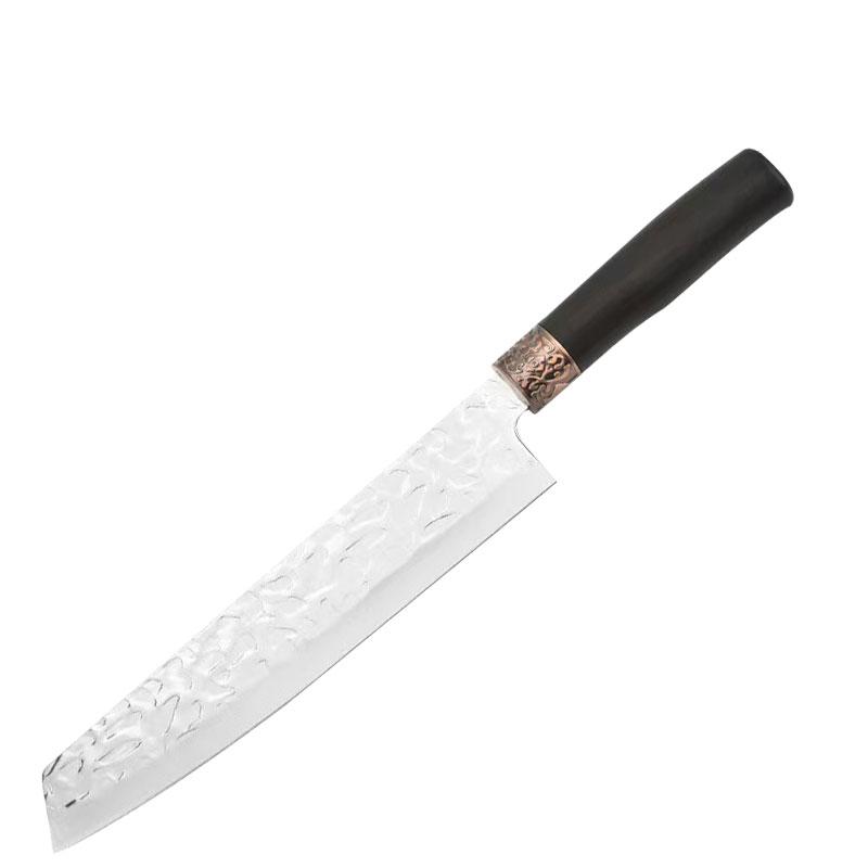 8,6-дюймовый японский шеф-нож Kiritsuke из нержавеющей стали, острый, для мяса и овощей, кованый вручную, профессиональные кухонные ножи