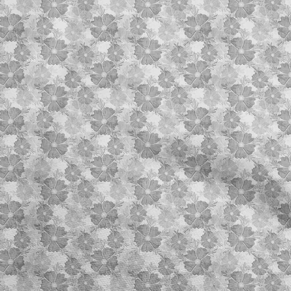 oneOone Cotton Flex Dark Rose Brown Fabric Floral Fabric For Sewing Printed Craft Fabric By The Yard 40 Inch