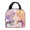 Игровой N-Nekopara Клен Корица Многоразовый Ланч-бокс Женский Водонепроницаемый Аниме Термосумка для еды Офисная работа