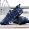 Модные мужские парусиновые туфли, повседневная обувь без застежек, мужская обувь на лето 2024 года, новые мокасины для вождения на открытом воздухе, модные винтажные лоферы для мужчин