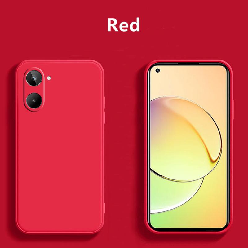 Для Realme 10 Pro Чехол Realme 9 10 Pro Plus Противоударный бампер Мягкий жидкий силиконовый чехол для всей задней панели телефона Realme 10 Pro
