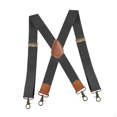 Мужские подтяжки шириной 1,4 дюйма с 4 поворотными крючками для костюмированной вечеринки или свадьбы