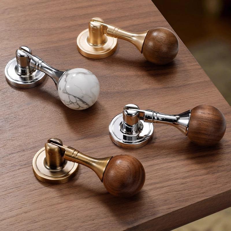 Французская роскошь, Ручка для дверцы шкафа, Дверца гардероба, Ящик, Античный стиль, Дерево грецкого ореха, Круглый шар, Новый китайский стиль, Подвесная маленькая ручка