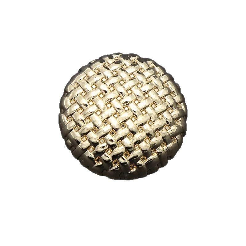 10 шт. металлических пуговиц, изысканное золото в национальном стиле, круглый новый китайский высококачественный свитер, кардиган и большие пуговицы для одежды.