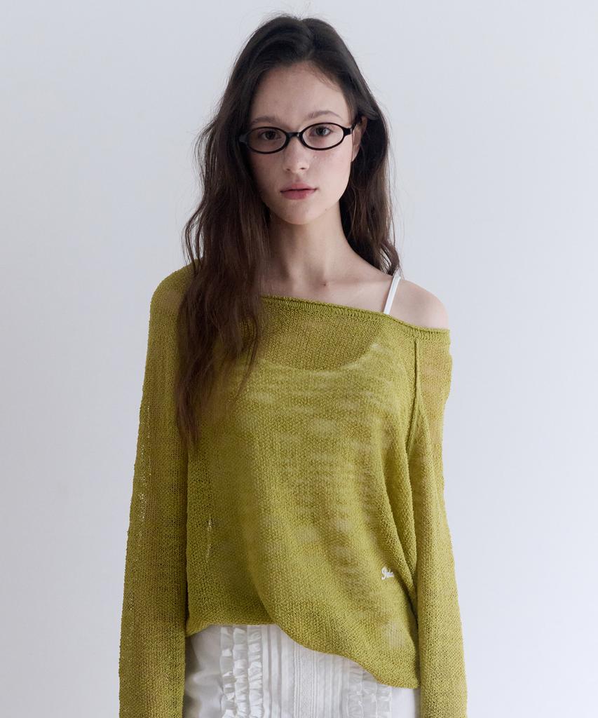 ROLAROLA Summer Loose Fit Knit Olive
