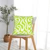 Lime Green Abstract Pattern Pillow Case Custom Pillow Cover Fashion Pillowcases For Living Room Sofa