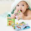 Детская тканевая книжка Встроенный звук Бумага Животные Цифры Фрукты Транспорт Красочные мультяшные принты Развивающая игрушка для развития мозга Сенсорная книга