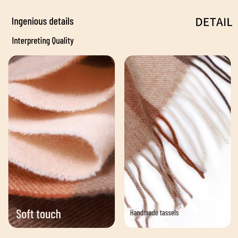 Muerxi Women's 100% Wool Scarf