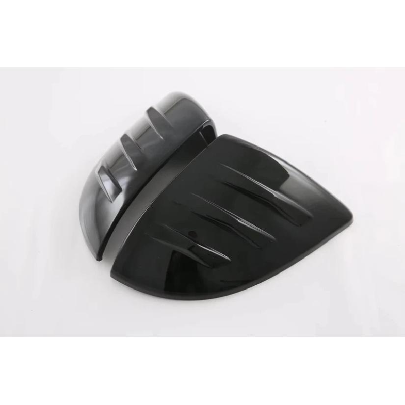 For MG 4 MG4 EV Mulan   2024 ABS Carbon Fiber Black Side Door Rearview Mirror Frame Cover Trims Sticker Car Accessories