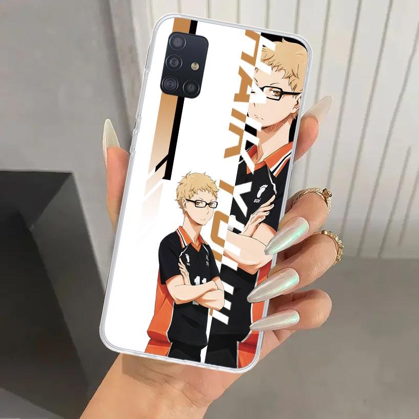 Чехол для телефона Haikyuu Oya School Volleyball для Samsung Galaxy A52 A32 A22 A12 A02S A50S A30S A10S Note 20 Ultra 10 Plus S10