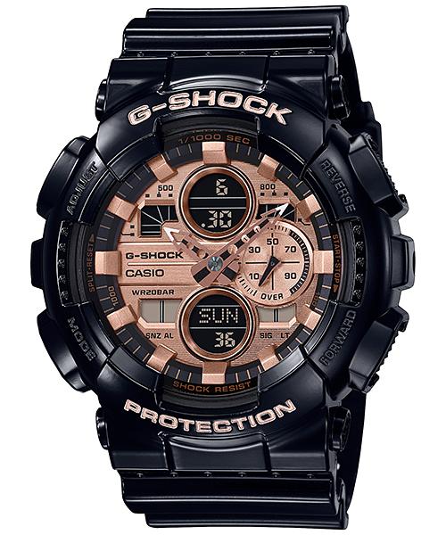 Casio Мужские часы G-SHOCK из смолы, водонепроницаемые 200 м, цифровые, ударопрочные, кварцевые, GA-140GB-1A2