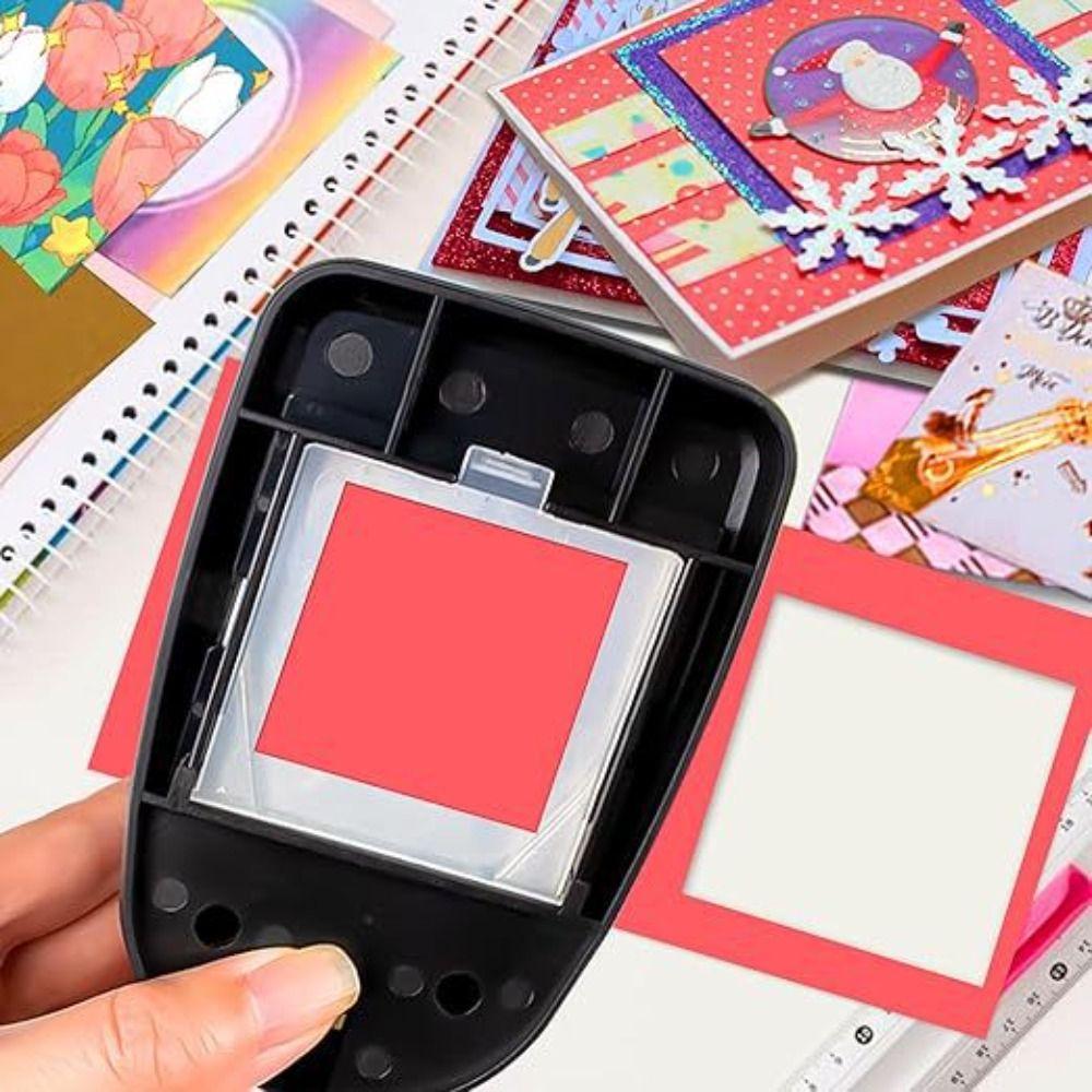 Labor-Saving Crafts Hole Puncher Handmade Square Embossing Embossers Paper Cutter Card Making