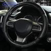 Накладка на руль автомобиля из углеродного волокна с перфорированной кожей 38 см 15 дюймов Для Toyota RAV4 Hilux Corolla Camry Prius Land Cruiser