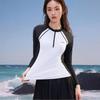 Li-Ning Солнцезащитный Удобный Простой Раздельный Купальник Женская одежда для плавания Белый LSYW166-1