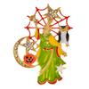 New Rhinestone Halloween Wizard Pumpkin And Owl Brooch Magician Spider Pin Enamel Fashion Jewelry High Quality